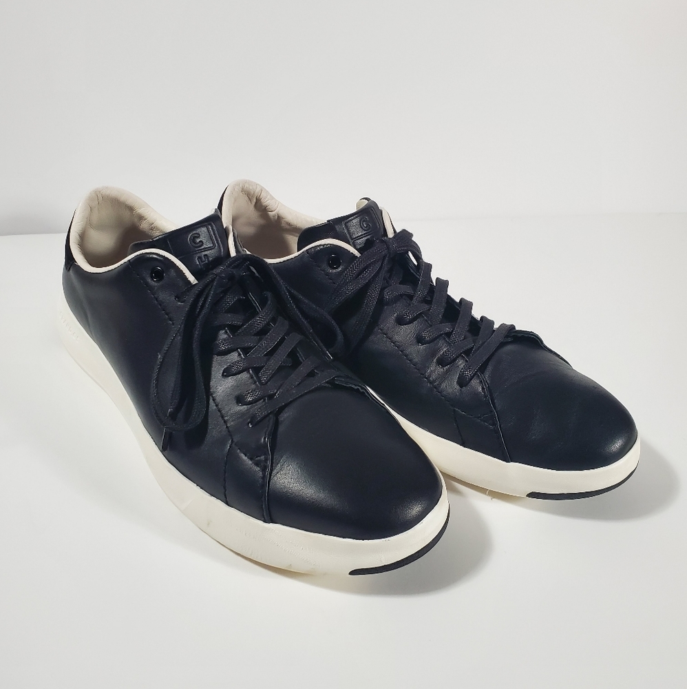 Cole Haan Leather Sneakers Black sz 10